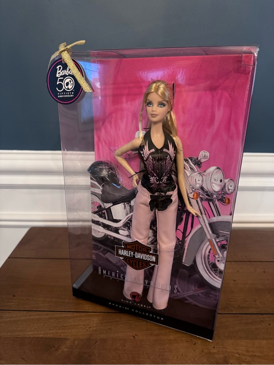 Mattel Other - Harley-Davidson Barbie Doll 50th Anniversary Doll